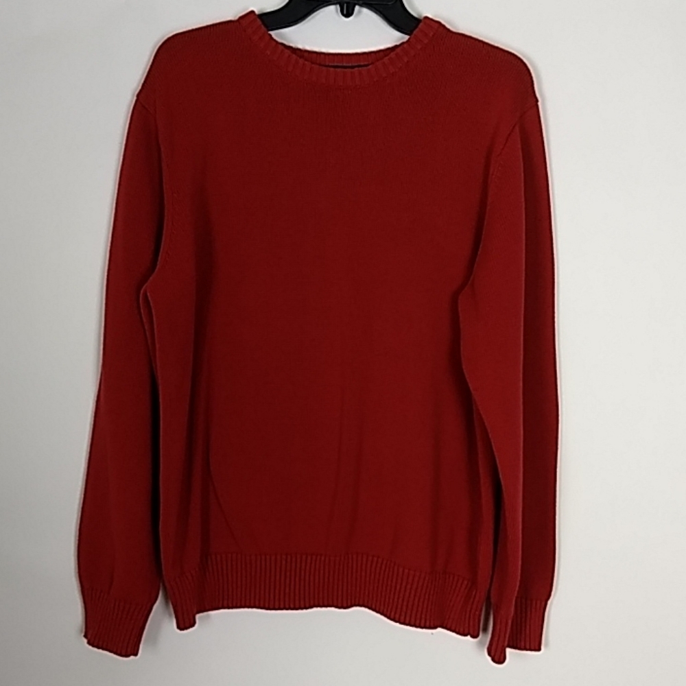 Mens Red Pullover Sweater XL
